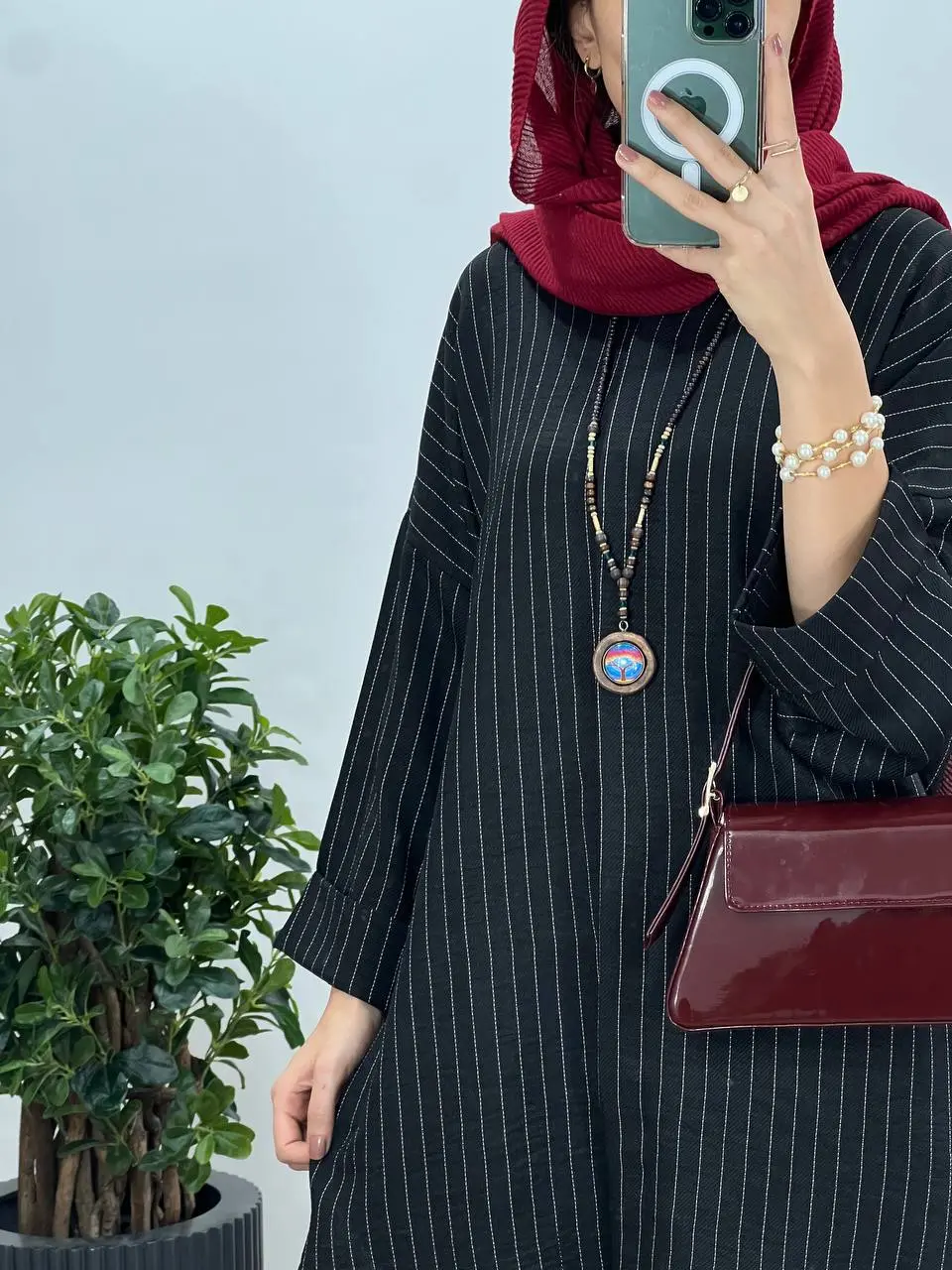 مانتو دکمه مخفی دیپلمات ویونا